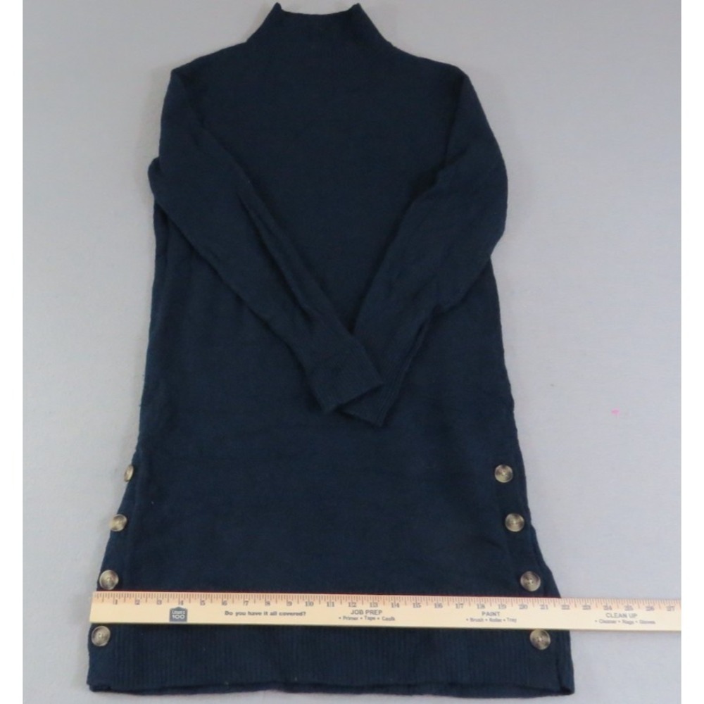 Banana Republic Merino Wool Cotton Blend Minimalist Sweater Dress Women's S Tall
